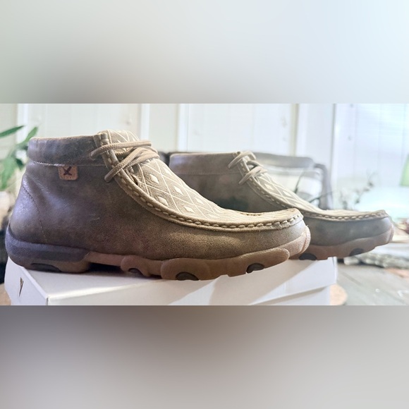 Womens Twisted X Chukka Driving Moc Toe Boots - Picture 2 of 7
